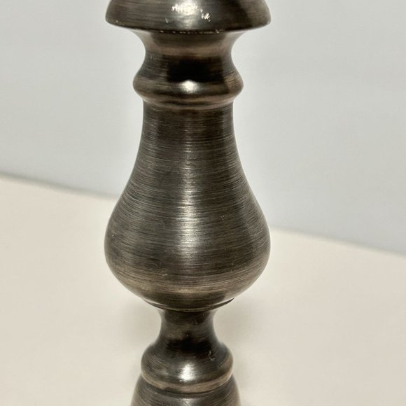 Vintage Colonial Casting Meriden Pewter Candlestick Candle Holder 9” Silver Tone - Picture 14 of 16